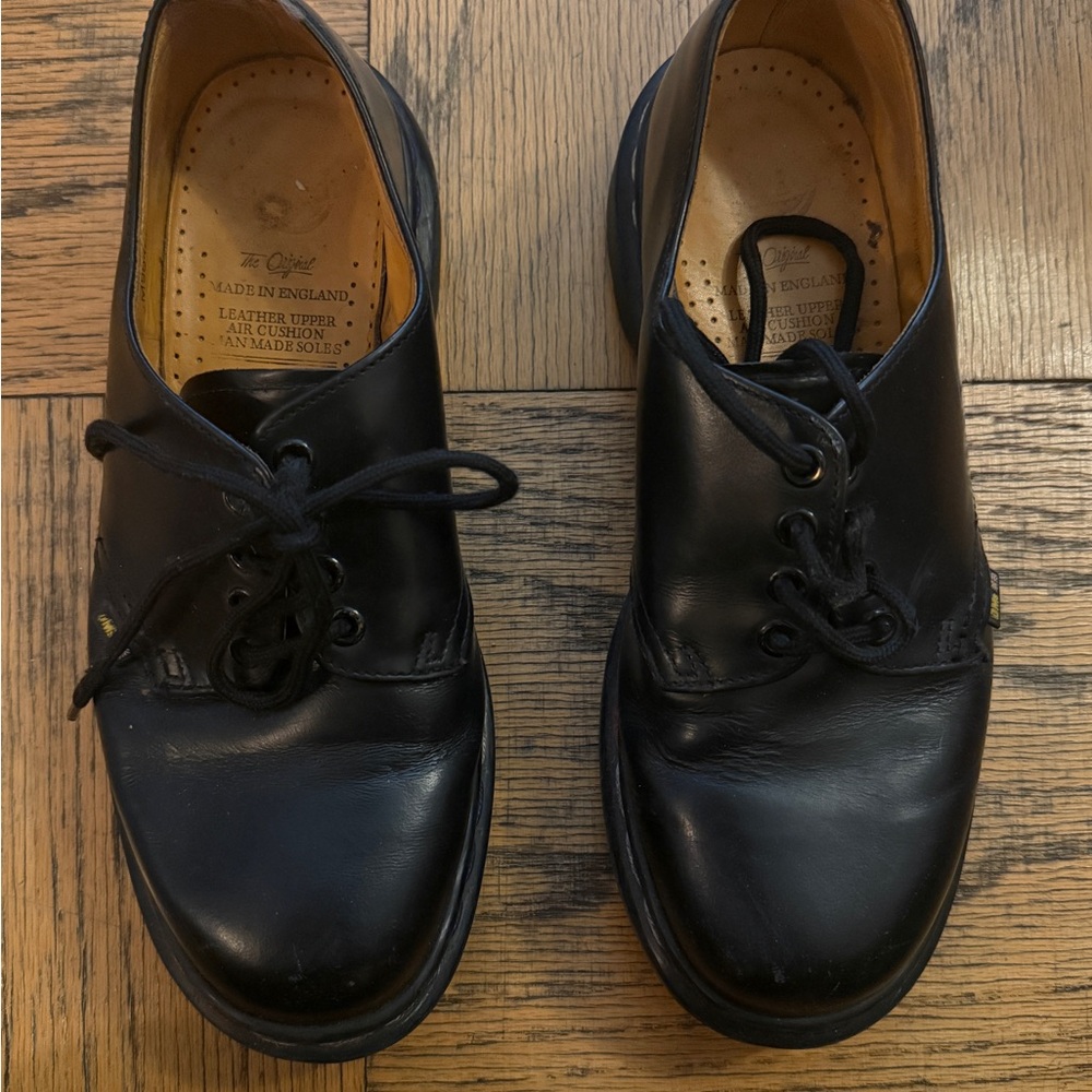 DOC Martens Black Leather Lace Up Shoes